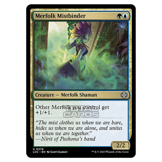 Magic The Gathering - The Lost Caverns of Ixalan - Commander - Merfolk Mistbinder - 0276