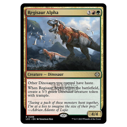 Magic The Gathering - The Lost Caverns of Ixalan - Commander - Regisaur Alpha - 0286