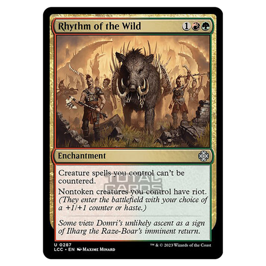 Magic The Gathering - The Lost Caverns of Ixalan - Commander - Rhythm of the Wild - 0287