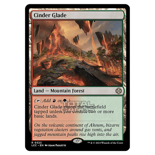 Magic The Gathering - The Lost Caverns of Ixalan - Commander - Cinder Glade - 0323