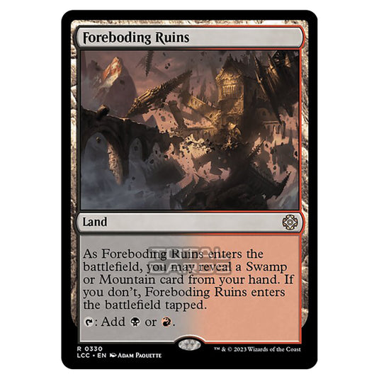 Magic The Gathering - The Lost Caverns of Ixalan - Commander - Foreboding Ruins - 0330