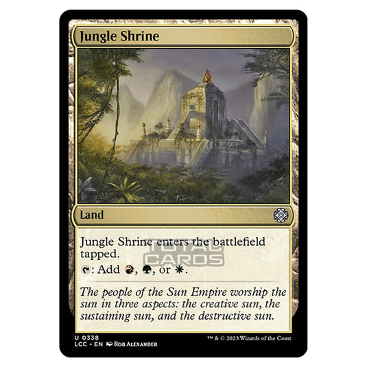 Magic The Gathering - The Lost Caverns of Ixalan - Commander - Jungle Shrine - 0338