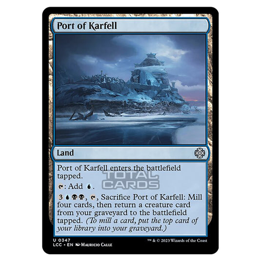 Magic The Gathering - The Lost Caverns of Ixalan - Commander - Port of Karfell - 0347