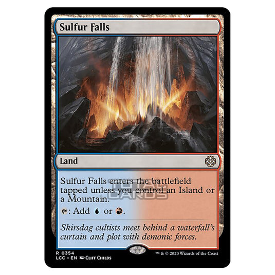 Magic The Gathering - The Lost Caverns of Ixalan - Commander - Sulfur Falls - 0354