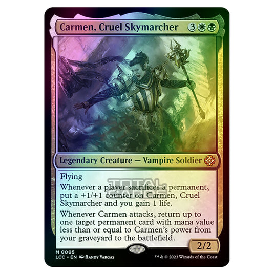 Magic The Gathering - The Lost Caverns of Ixalan - Commander - Carmen, Cruel Skymarcher - 0005 (Foil)