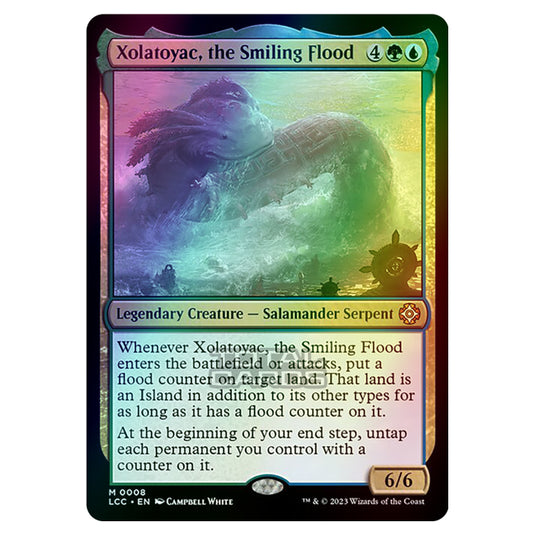 Magic The Gathering - The Lost Caverns of Ixalan - Commander - Xolatoyac, the Smiling Flood - 0008 (Foil)