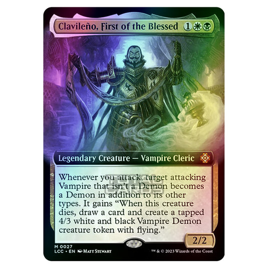 Magic The Gathering - The Lost Caverns of Ixalan - Commander - Clavileño, First of the Blessed (Extended Art Card) - 0027 (Foil)