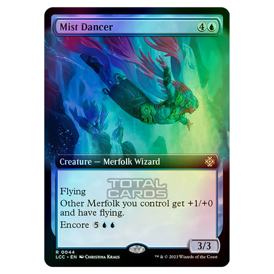 Magic The Gathering - The Lost Caverns of Ixalan - Commander - Mist Dancer (Extended Art Card) - 0044 (Foil)