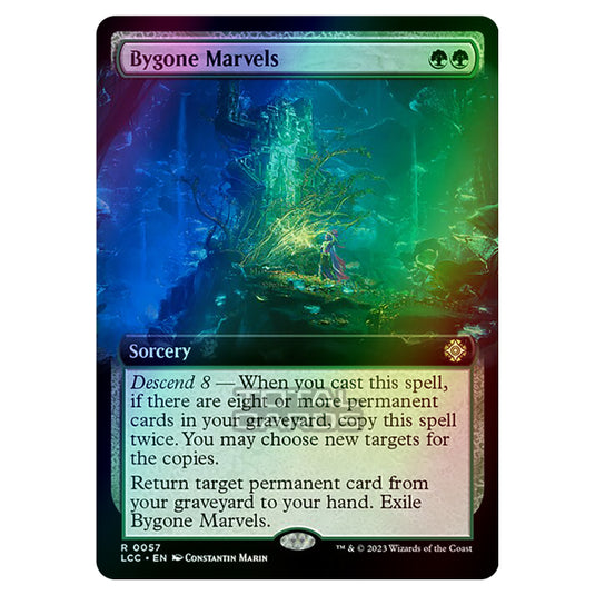Magic The Gathering - The Lost Caverns of Ixalan - Commander - Bygone Marvels (Extended Art Card) - 0057 (Foil)