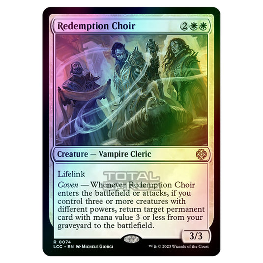 Magic The Gathering - The Lost Caverns of Ixalan - Commander - Redemption Choir - 0074 (Foil)