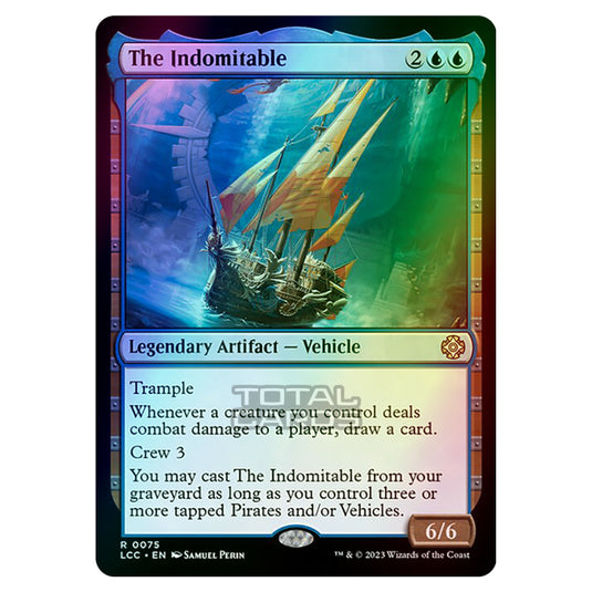 Magic The Gathering - The Lost Caverns of Ixalan - Commander - The Indomitable - 0075 (Foil)