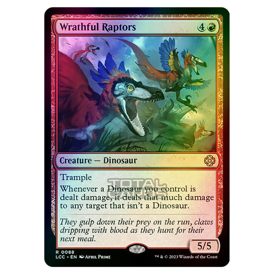 Magic The Gathering - The Lost Caverns of Ixalan - Commander - Wrathful Raptors - 0088 (Foil)