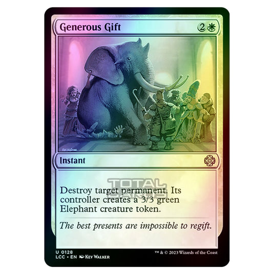 Magic The Gathering - The Lost Caverns of Ixalan - Commander - Generous Gift - 0128 (Foil)