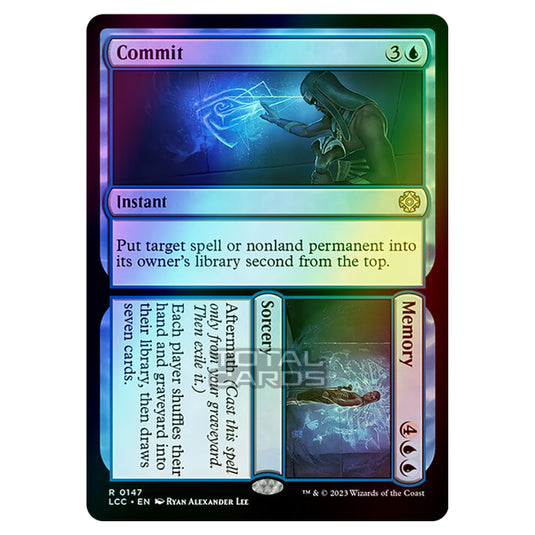 Magic The Gathering - The Lost Caverns of Ixalan - Commander - Commit // Memory - 0147 (Foil)