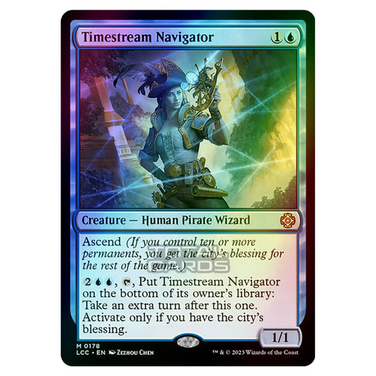 Magic The Gathering - The Lost Caverns of Ixalan - Commander - Timestream Navigator - 0178 (Foil)