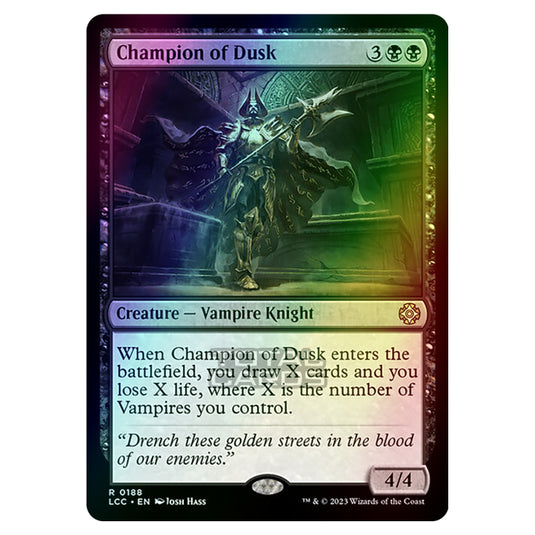 Magic The Gathering - The Lost Caverns of Ixalan - Commander - Champion of Dusk - 0188 (Foil)
