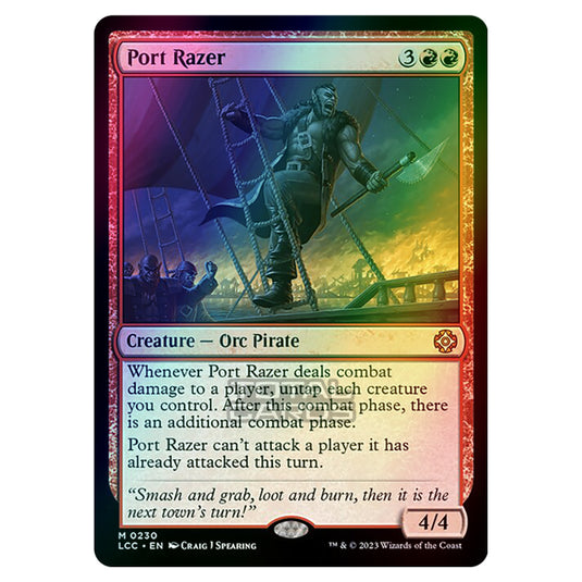 Magic The Gathering - The Lost Caverns of Ixalan - Commander - Port Razer - 0230 (Foil)