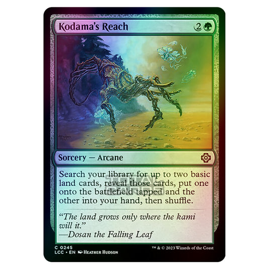 Magic The Gathering - The Lost Caverns of Ixalan - Commander - Kodama's Reach - 0245 (Foil)
