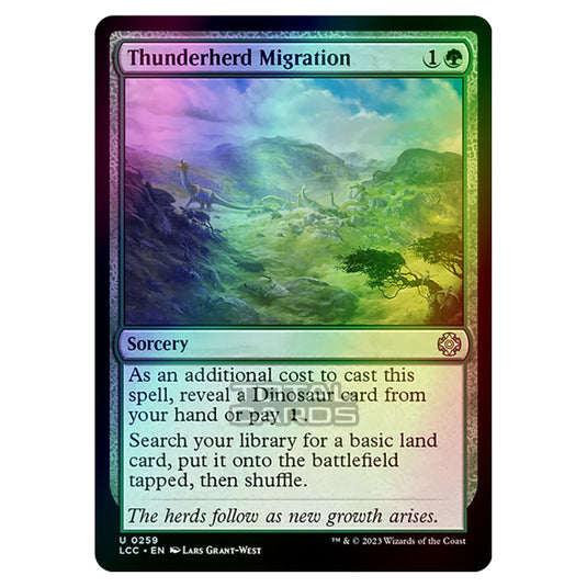 Magic The Gathering - The Lost Caverns of Ixalan - Commander - Thunderherd Migration - 0259 (Foil)