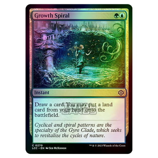 Magic The Gathering - The Lost Caverns of Ixalan - Commander - Growth Spiral - 0270 (Foil)