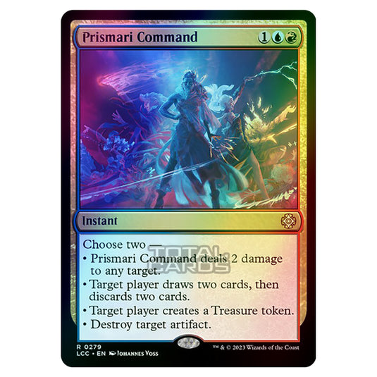 Magic The Gathering - The Lost Caverns of Ixalan - Commander - Prismari Command - 0279 (Foil)