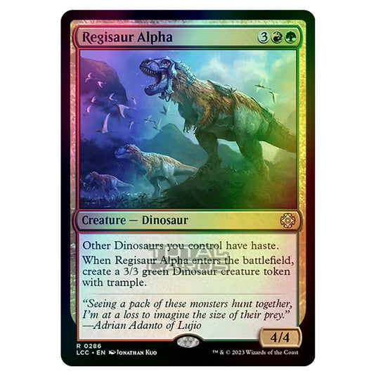 Magic The Gathering - The Lost Caverns of Ixalan - Commander - Regisaur Alpha - 0286 (Foil)