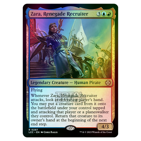 Magic The Gathering - The Lost Caverns of Ixalan - Commander - Zara, Renegade Recruiter - 0297 (Foil)