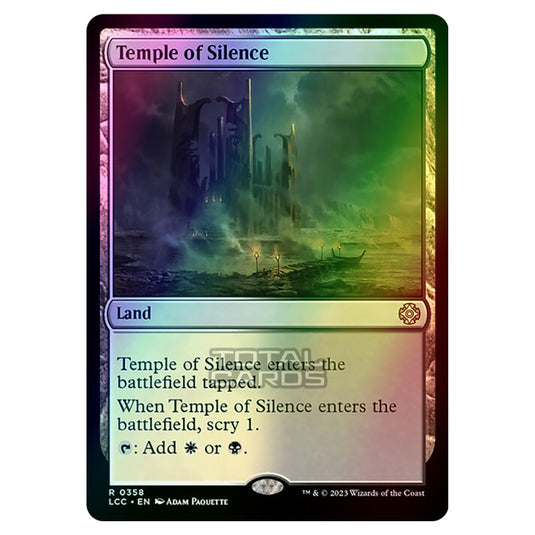 Magic The Gathering - The Lost Caverns of Ixalan - Commander - Temple of Silence - 0358 (Foil)
