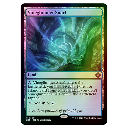 Magic The Gathering - The Lost Caverns of Ixalan - Commander - Vineglimmer Snarl - 0368 (Foil)