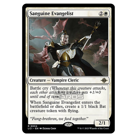 Magic The Gathering - The Lost Caverns of Ixalan - Sanguine Evangelist - 0034