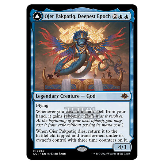 Magic The Gathering - The Lost Caverns of Ixalan - Ojer Pakpatiq, Deepest Epoch // Temple of Cyclical Time - 0067