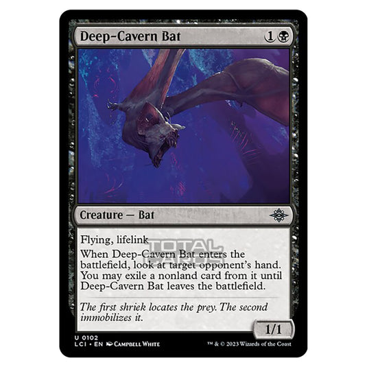 Magic The Gathering - The Lost Caverns of Ixalan - Deep-Cavern Bat - 0102
