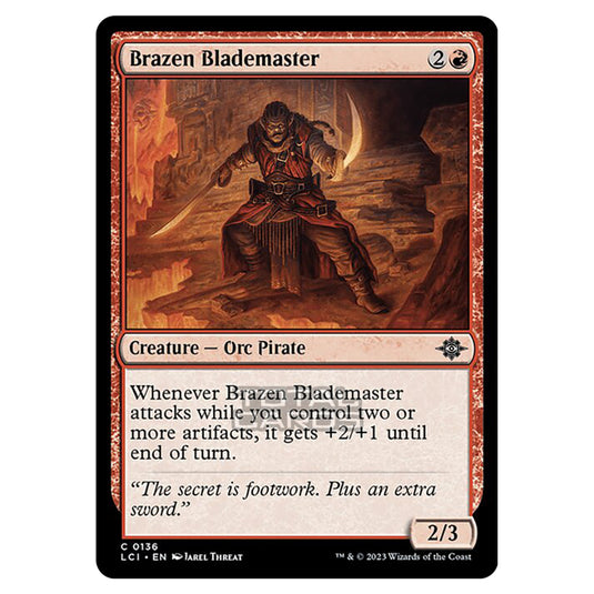 Magic The Gathering - The Lost Caverns of Ixalan - Brazen Blademaster - 0136