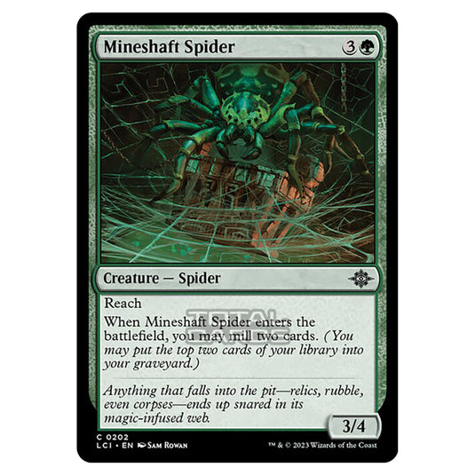 Magic The Gathering - The Lost Caverns of Ixalan - Mineshaft Spider - 0202