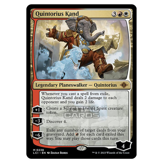 Magic The Gathering - The Lost Caverns of Ixalan - Quintorius Kand - 0238