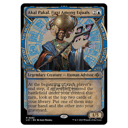 Magic The Gathering - The Lost Caverns of Ixalan - Akal Pakal, First Among Equals (Showcase) - 0292