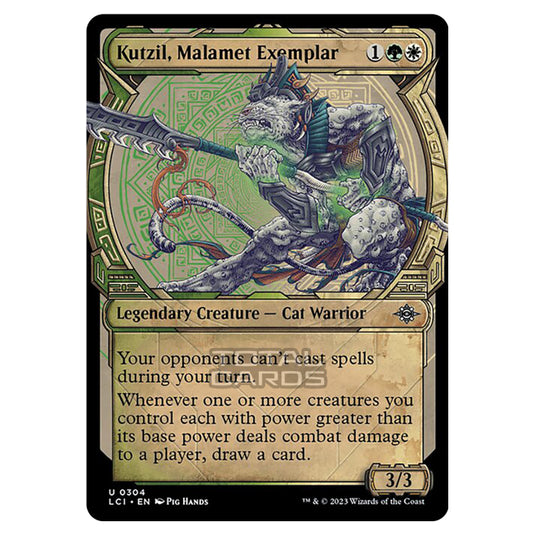 Magic The Gathering - The Lost Caverns of Ixalan - Kutzil, Malamet Exemplar (Showcase) - 0304