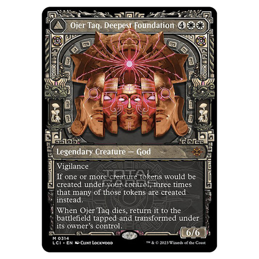 Magic The Gathering - The Lost Caverns of Ixalan - Ojer Taq, Deepest Foundation // Temple of Civilization (Showcase) - 0314