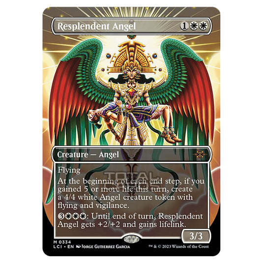 Magic The Gathering - The Lost Caverns of Ixalan - Resplendent Angel (Borderless) - 0334