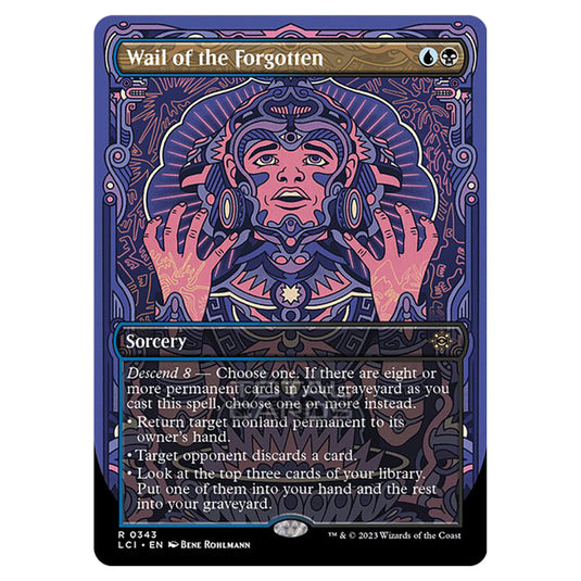 Magic The Gathering - The Lost Caverns of Ixalan - Wail of the Forgotten (Borderless) - 0343