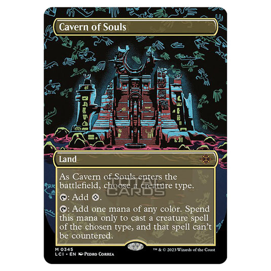 Magic The Gathering - The Lost Caverns of Ixalan - Cavern of Souls (Borderless) - 0345