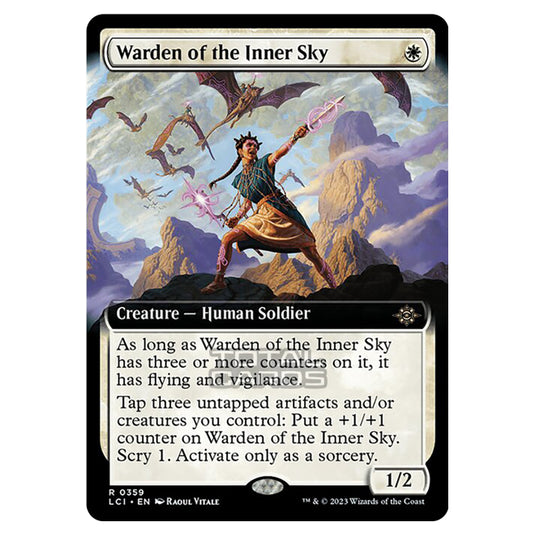Magic The Gathering - The Lost Caverns of Ixalan - Warden of the Inner Sky (Extended Art) - 0359