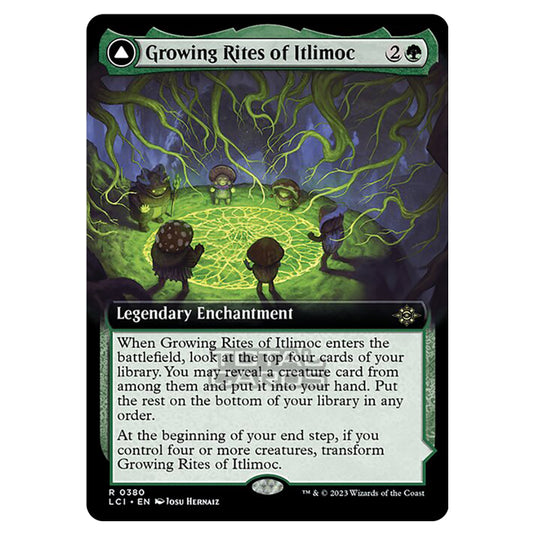 Magic The Gathering - The Lost Caverns of Ixalan - Growing Rites of Itlimoc // Itlimoc, Cradle of the Sun (Extended Art) - 0380