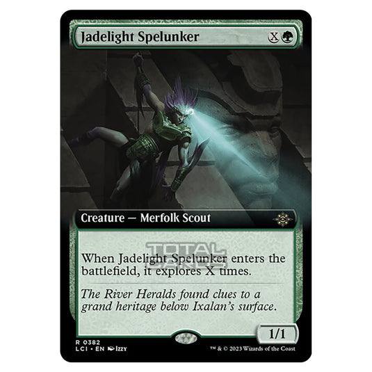 Magic The Gathering - The Lost Caverns of Ixalan - Jadelight Spelunker (Extended Art) - 0382