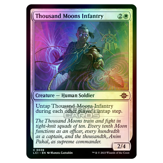 Magic The Gathering - The Lost Caverns of Ixalan - Thousand Moons Infantry - 0038 (Foil)