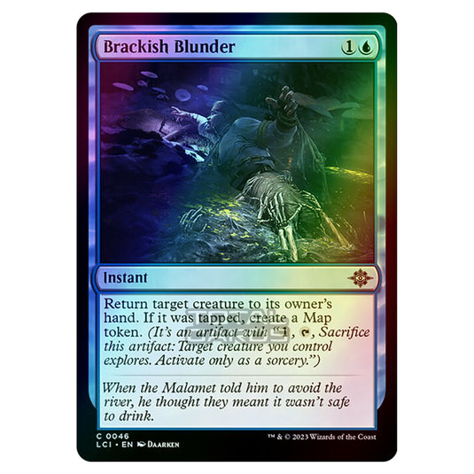 Magic The Gathering - The Lost Caverns of Ixalan - Brackish Blunder - 0046 (Foil)