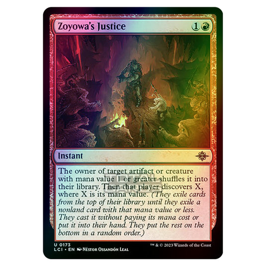 Magic The Gathering - The Lost Caverns of Ixalan - Zoyowa's Justice - 0173 (Foil)