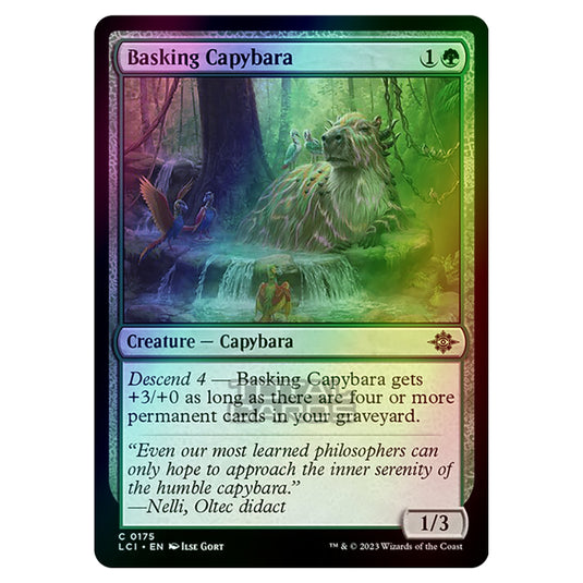 Magic The Gathering - The Lost Caverns of Ixalan - Basking Capybara - 0175 (Foil)