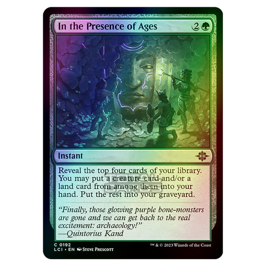 Magic The Gathering - The Lost Caverns of Ixalan - In the Presence of Ages - 0192 (Foil)