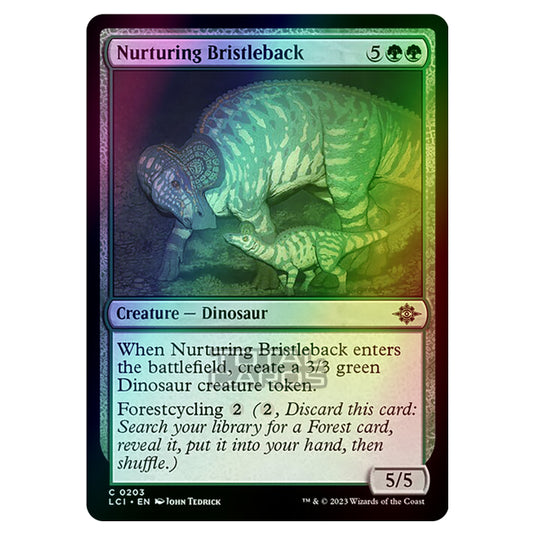 Magic The Gathering - The Lost Caverns of Ixalan - Nurturing Bristleback - 0203 (Foil)